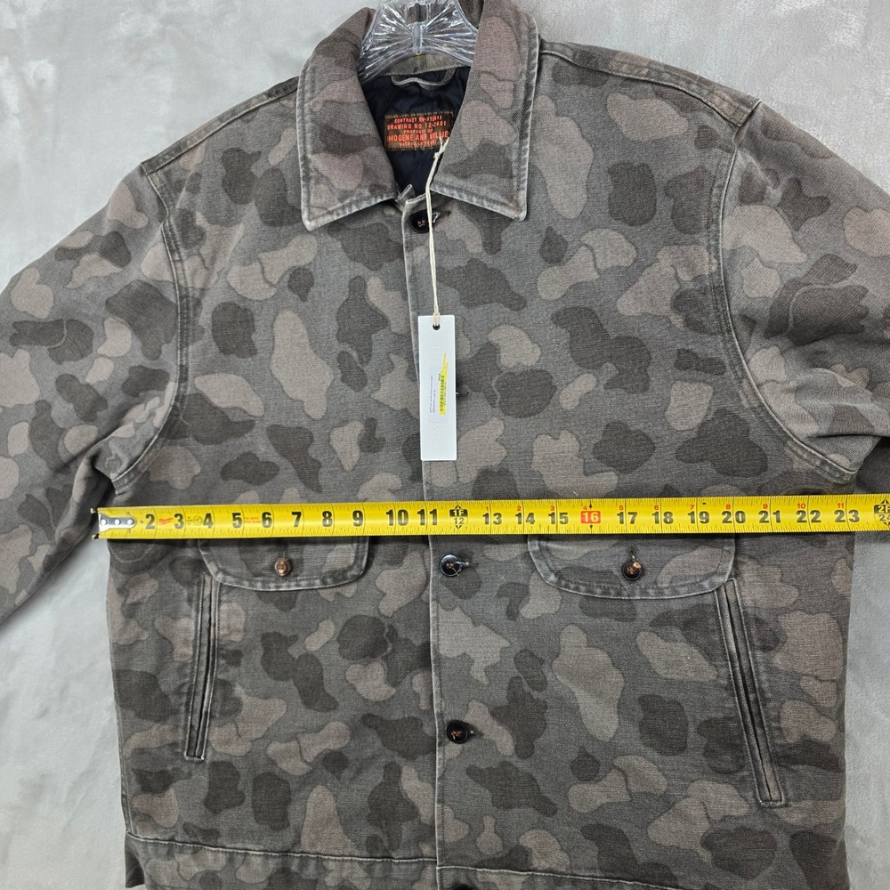 Imogene and Willie Quilt Lined Canvas Chore Coat Mens XL Camo Utility Jacket - Picture 4 of 8